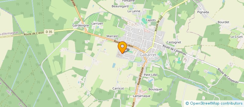 localisation de l'entreprise ASSOCIATION VITANIM'  GABARRET