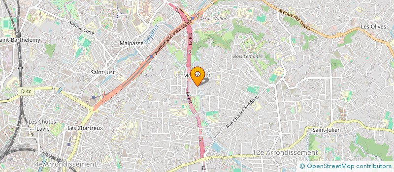 localisation de l'entreprise ASSOCIATION VIVE  MARSEILLE