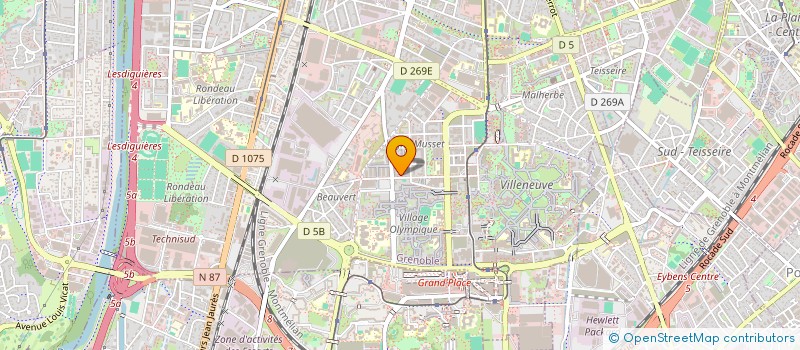 localisation de l'entreprise ASSOCIATION VIVONS ENSEMBLE 38  GRENOBLE