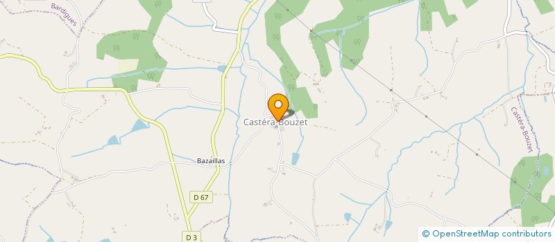 localisation de l'entreprise ASSOCIATION VIVONS ENSEMBLE  CASTERA-BOUZET