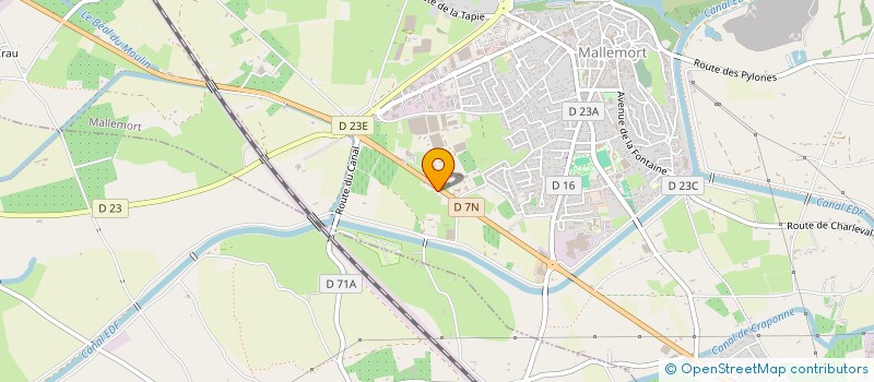 localisation de l'entreprise ASSOCIATION VIVRE A PONT ROYAL  MALLEMORT