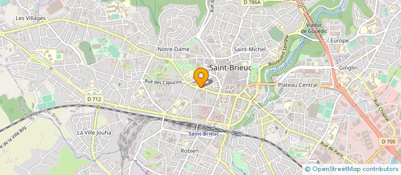 localisation de l'entreprise ASSOCIATION VIVRE AU PLURIEL à SAINT-BRIEUC