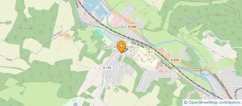 localisation de l'entreprise ASSOCIATION VIVRE EN FAINS à FAINS-VEEL