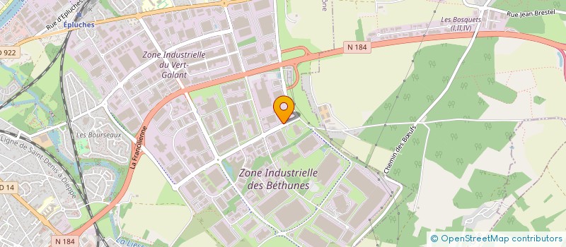 localisation de l'entreprise ASSOCIATION VIVRE EN HARMONIE  SAINT-OUEN-L'AUMONE