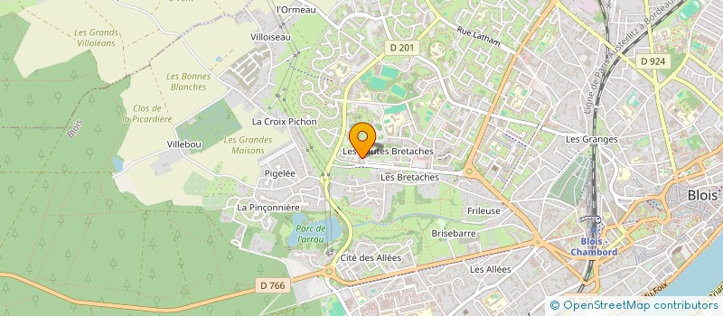 localisation de l'entreprise ASSOCIATION VIVRE ENSEMBLE BLOIS à BLOIS