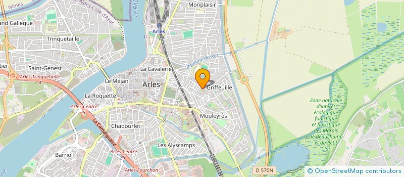 localisation de l'entreprise ASSOCIATION VIVRE ET COMMUNIQUER  ARLES