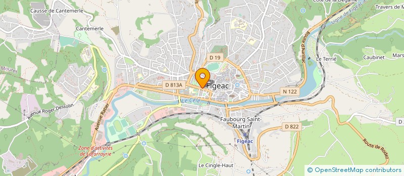 localisation de l'entreprise ASSOCIATION VIVRE LIBRE à FIGEAC
