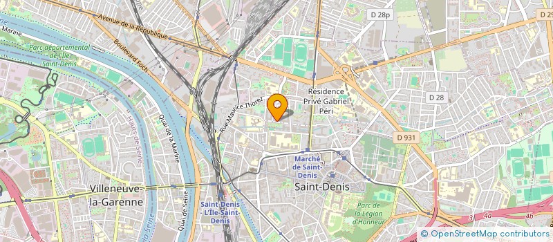localisation de l'entreprise ASSOCIATION VIVRE MIEUX CHEZ SOI à SAINT-DENIS