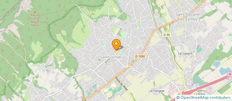 localisation de l'entreprise ASSOCIATION VIVRE SON AGE A ST ISMIER à SAINT-ISMIER