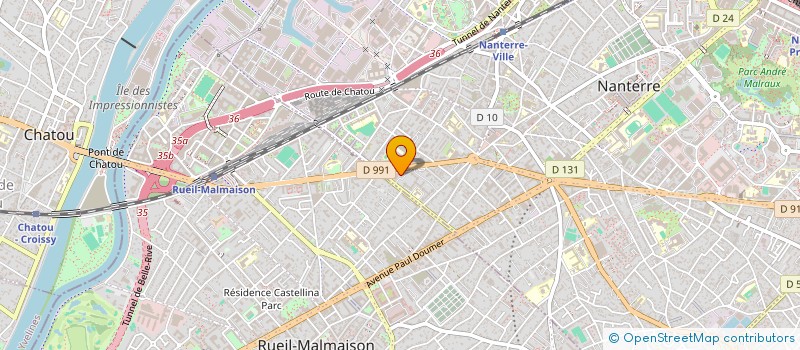 localisation de l'entreprise ASSOCIATION VOGUE LE VIEUX PONT  NANTERRE