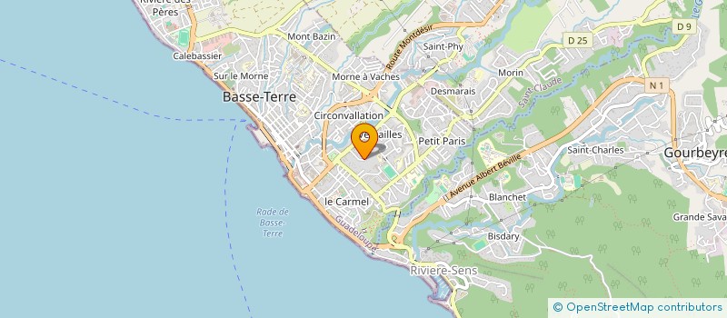localisation de l'entreprise ASSOCIATION VOIES NOUVELLES à BASSE-TERRE