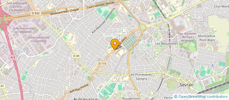 localisation de l'entreprise ASSOCIATION VOILLAUME à AULNAY SOUS BOIS