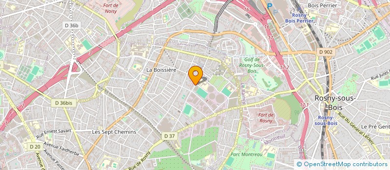 localisation de l'entreprise ASSOCIATION VOIQUILI à MONTREUIL