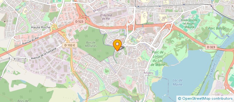 localisation de l'entreprise ASSOCIATION VOIR AILLEURS à ANGERS