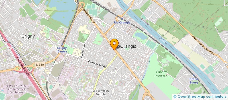 localisation de l'entreprise ASSOCIATION VOIX EN JEU  RIS-ORANGIS