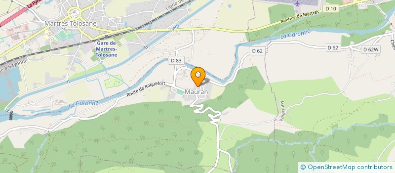 localisation de l'entreprise ASSOCIATION VOIX O'SHOW  MARTRES-TOLOSANE