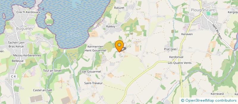 localisation de l'entreprise ASSOCIATION VOLANVAG  PLOUGRESCANT