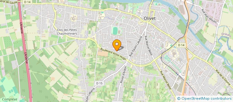 localisation de l'entreprise ASSOCIATION VOLGA-LOIRE à OLIVET