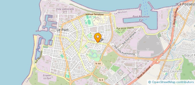 localisation de l'entreprise ASSOCIATION VOLLEY BALL CLUB PORTOIS  LE PORT