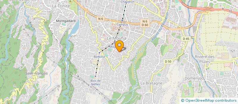 localisation de l'entreprise ASSOCIATION VOLLEY BALL CLUB ST DENIS  SAINT-DENIS