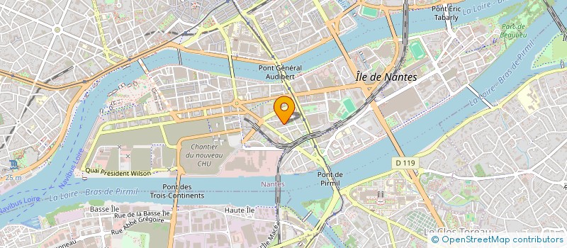localisation de l'entreprise ASSOCIATION VOLONTE D'ENTREPRENDRE à NANTES