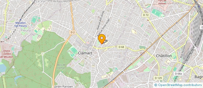 localisation de l'entreprise ASSOCIATION VOLTAIRE à CLAMART