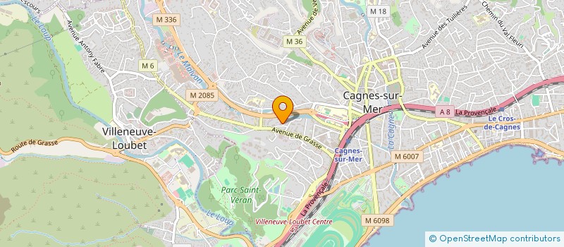 localisation de l'entreprise ASSOCIATION VOS BESOINS AU QUOTIDIEN à CAGNES-SUR-MER