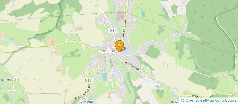 localisation de l'entreprise ASSOCIATION VOSGES AVENIR LIBERTE à CORCIEUX