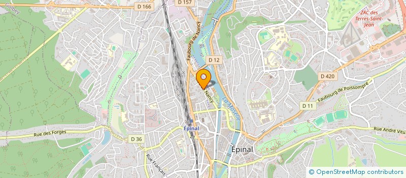 localisation de l'entreprise ASSOCIATION VOSGIENNE DES ELUS SOCIALISTES ET REPUBLICAINS à EPINAL