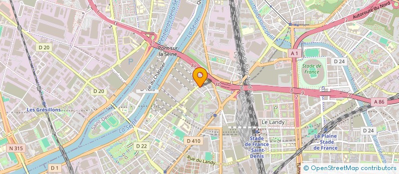 localisation de l'entreprise ASSOCIATION VOUS ET VOTRE PROJET 93 à SAINT-DENIS
