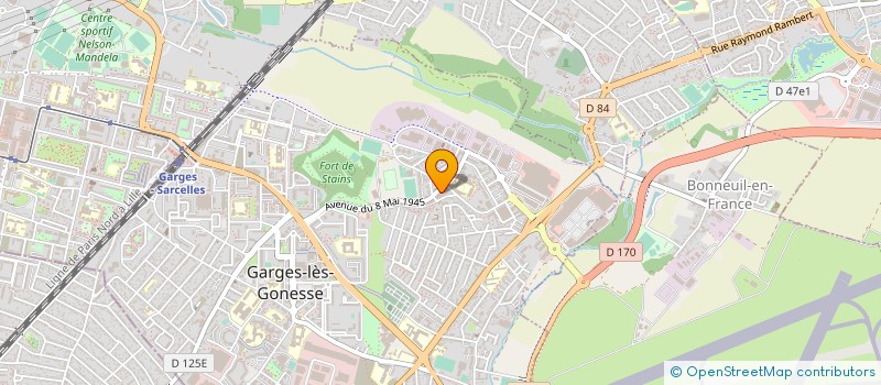 localisation de l'entreprise ASSOCIATION VOUS ET VOTRE PROJET 95  GARGES-LES-GONESSE