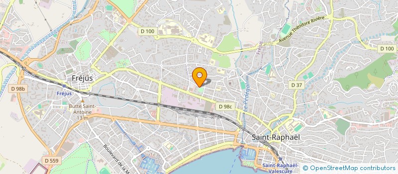 localisation de l'entreprise ASSOCIATION VOX MUSICA - CHANT - MUSIQUE - SPECTACLES à FREJUS