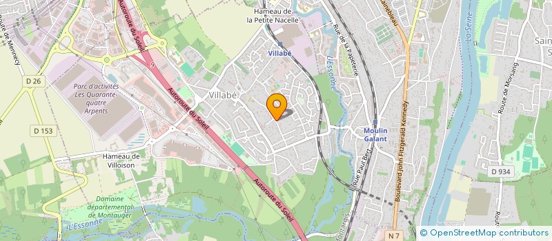 localisation de l'entreprise ASSOCIATION VOX POPULI  VILLABE