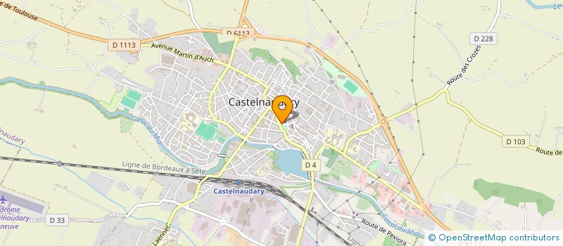 localisation de l'entreprise ASSOCIATION VOYAGES DOC IN FOR à CASTELNAUDARY