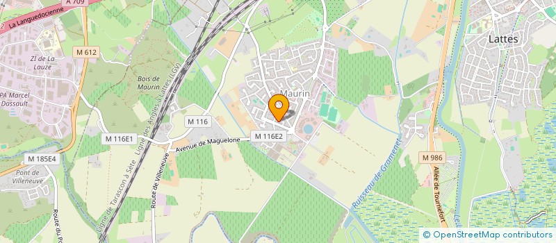 localisation de l'entreprise ASSOCIATION VPC COTE SUD à LATTES