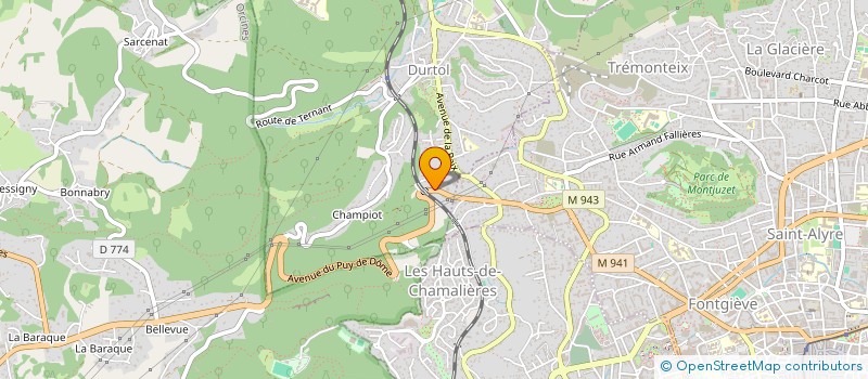 localisation de l'entreprise ASSOCIATION VULCANO RALLYE RAID  DURTOL