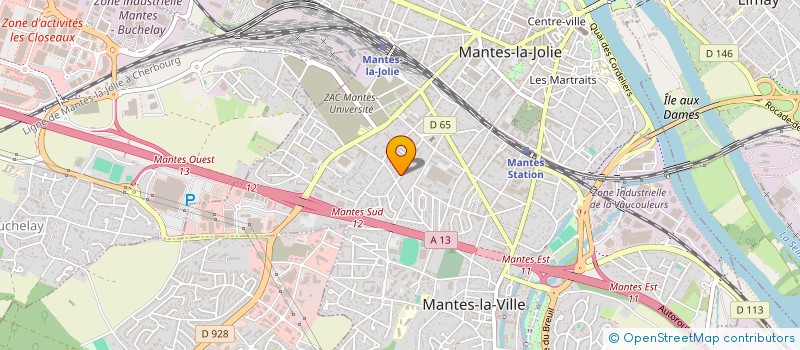 localisation de l'entreprise ASSOCIATION WA'WA à MANTES-LA-VILLE
