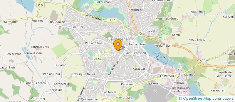 localisation de l'entreprise ASSOCIATION WAKE TY COLO FINISTERE à SAINT-RENAN