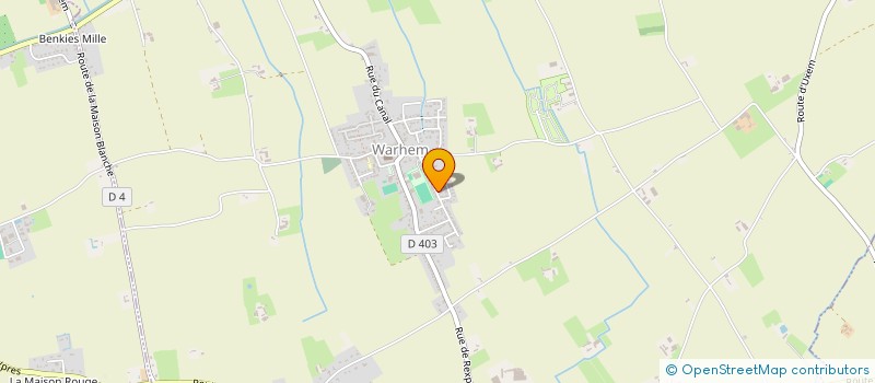 localisation de l'entreprise ASSOCIATION WARHEM VOLLEY BALL BADMINTON  WARHEM