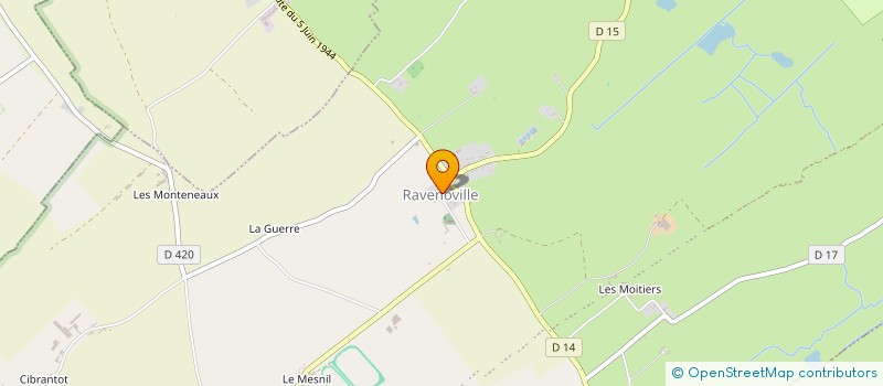 localisation de l'entreprise ASSOCIATION WARREN J. KENNEDY  SAINTE-MERE-EGLISE