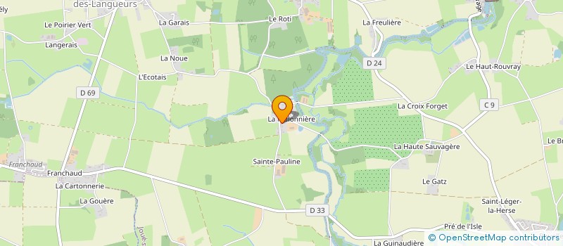 localisation de l'entreprise ASSOCIATION WARRIOR CHLOE  JOUE-SUR-ERDRE