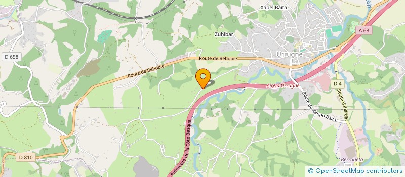 localisation de l'entreprise ASSOCIATION WATER DREAM'S  URRUGNE