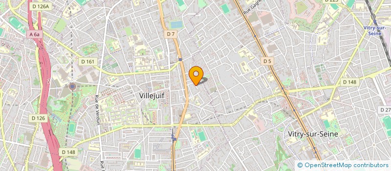localisation de l'entreprise ASSOCIATION WAYRONQ'O à VILLEJUIF
