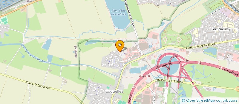 localisation de l'entreprise ASSOCIATION WAZAP  COQUELLES