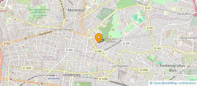 localisation de l'entreprise ASSOCIATION WE ARE MONTREUIL à MONTREUIL