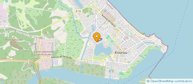 localisation de l'entreprise ASSOCIATION WE PASENSI  KOUROU
