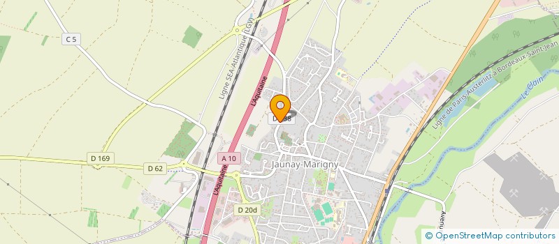 localisation de l'entreprise ASSOCIATION WHITECHAPEL  JAUNAY-MARIGNY