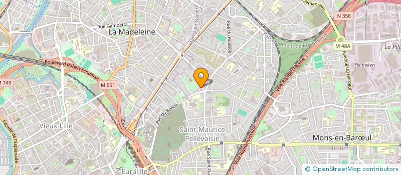 localisation de l'entreprise ASSOCIATION WHOAMI  LILLE