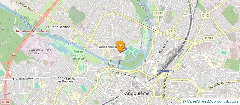localisation de l'entreprise ASSOCIATION WING CHUN ANGOULEME à ANGOULEME