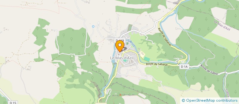 localisation de l'entreprise ASSOCIATION WING CHUN KUNG-FU TRADITIONNEL D'ARIEGE ECOLE DES MONTAGNES à LE MAS-D'AZIL